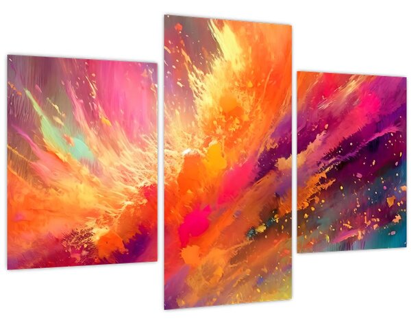 Slika - Dinamička apstrakcija (90x60 cm)