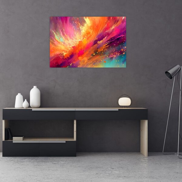 Slika - Dinamička apstrakcija (90x60 cm)
