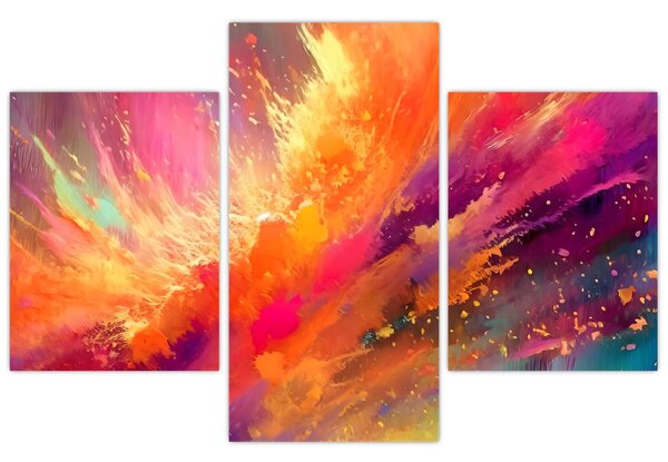 Slika - Dinamička apstrakcija (90x60 cm)