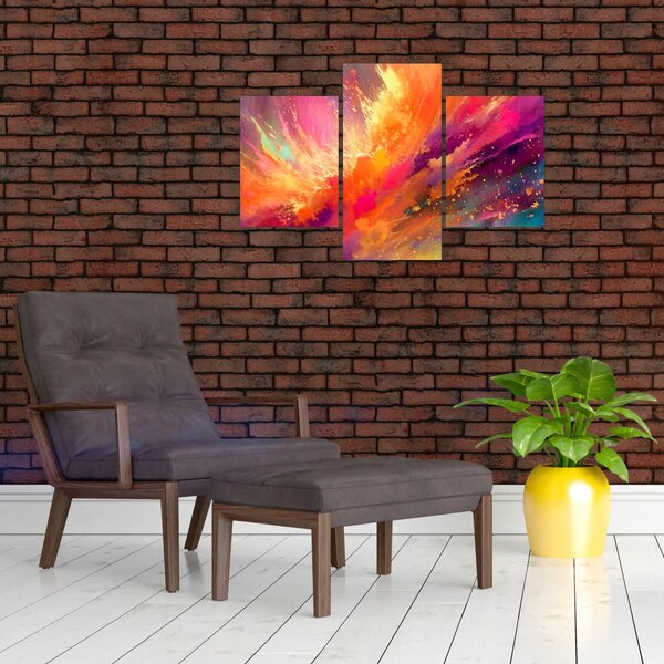 Slika - Dinamička apstrakcija (90x60 cm)