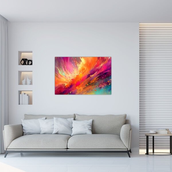 Slika - Dinamička apstrakcija (90x60 cm)