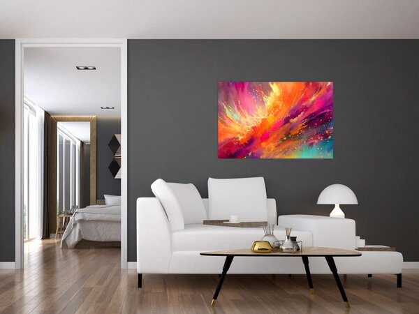 Slika - Dinamička apstrakcija (90x60 cm)