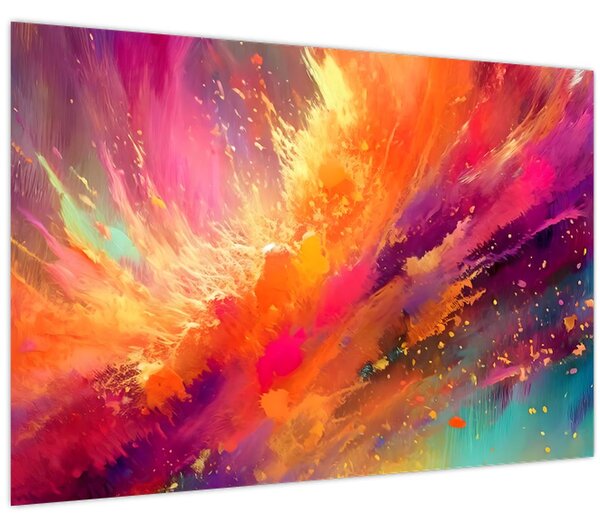 Slika - Dinamička apstrakcija (90x60 cm)