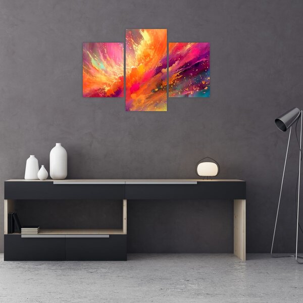 Slika - Dinamička apstrakcija (90x60 cm)