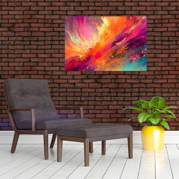 Slika - Dinamička apstrakcija (90x60 cm)