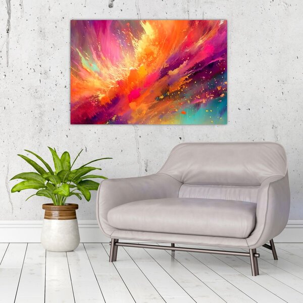 Slika - Dinamička apstrakcija (90x60 cm)