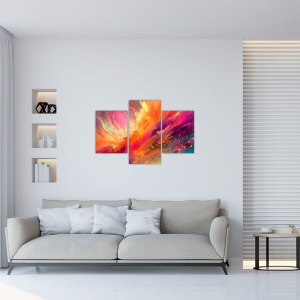 Slika - Dinamička apstrakcija (90x60 cm)