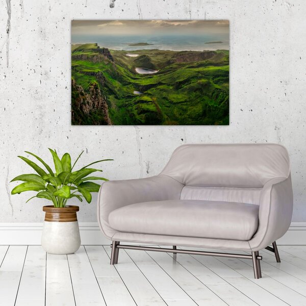 Slika - Quiraing, Škotska (90x60 cm)
