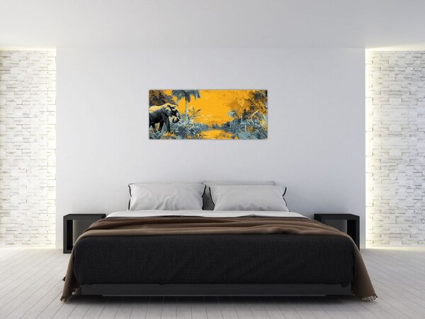 Slika - Slon u prirodi (120x50 cm)