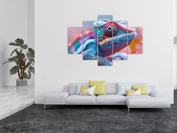 Slika - Šareni kameleon (150x105 cm)
