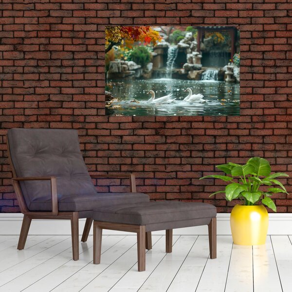 Slika - azijski ribnjak (90x60 cm)