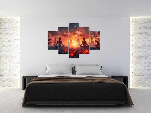 Slika - Joga u prirodi (150x105 cm)