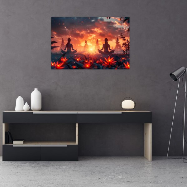 Slika - Joga u prirodi (90x60 cm)