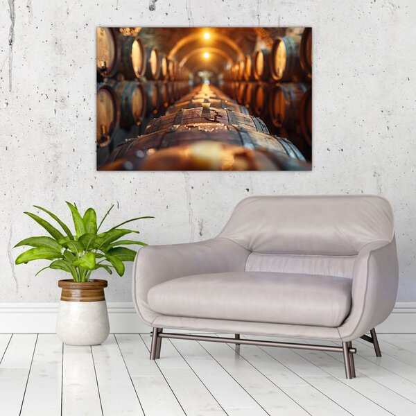 Slika - Vinski podrum (90x60 cm)