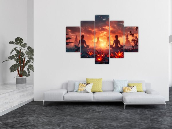 Slika - Joga u prirodi (150x105 cm)