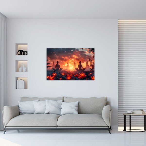 Slika - Joga u prirodi (90x60 cm)