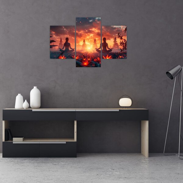 Slika - Joga u prirodi (90x60 cm)