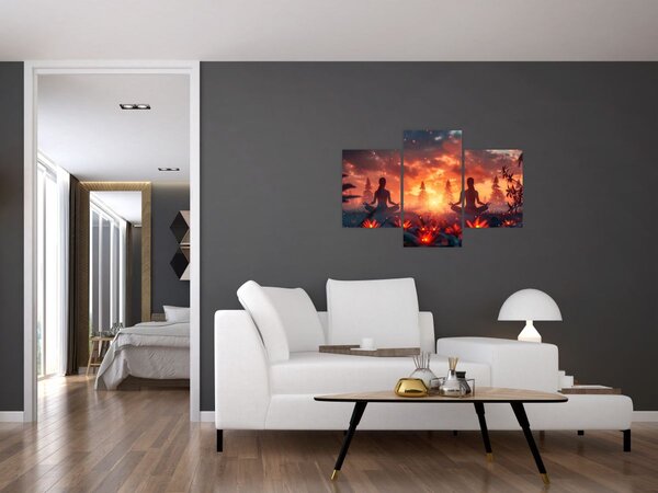 Slika - Joga u prirodi (90x60 cm)