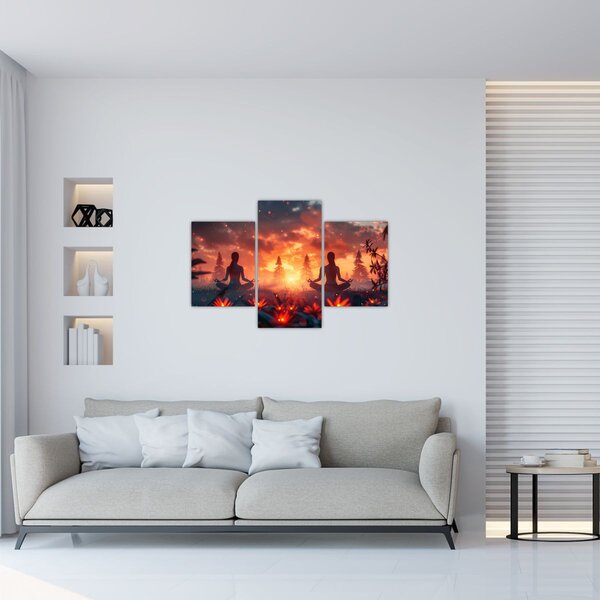 Slika - Joga u prirodi (90x60 cm)