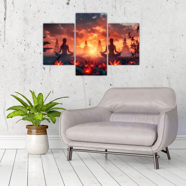 Slika - Joga u prirodi (90x60 cm)