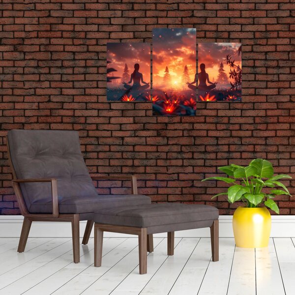 Slika - Joga u prirodi (90x60 cm)