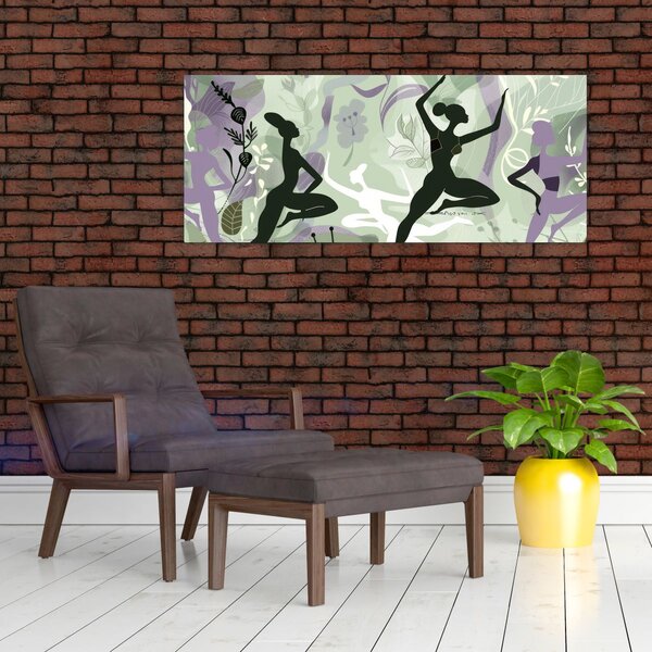 Slika - Ilustracija plesača (120x50 cm)