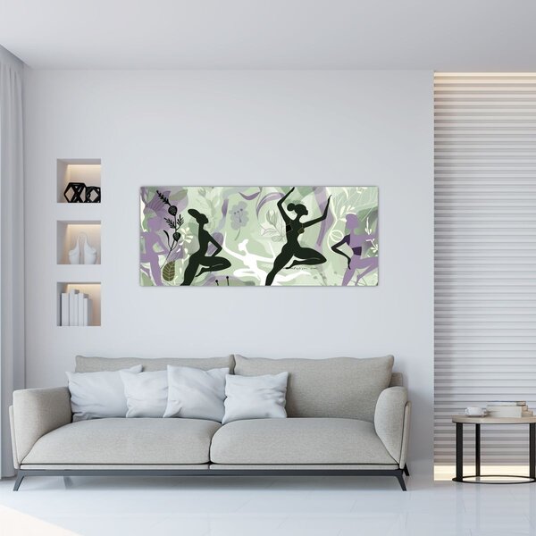 Slika - Ilustracija plesača (120x50 cm)