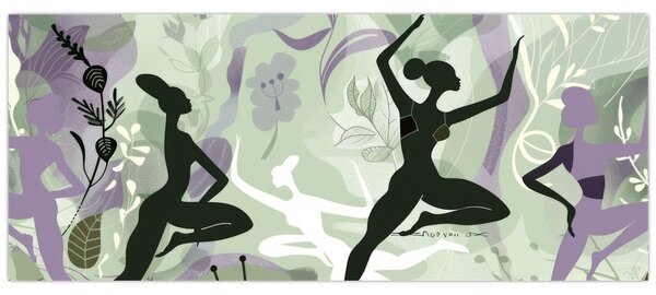 Slika - Ilustracija plesača (120x50 cm)
