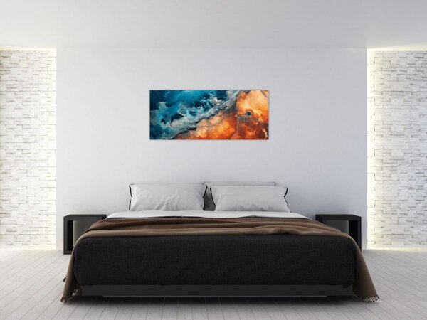 Slika - Voda i vatra (120x50 cm)