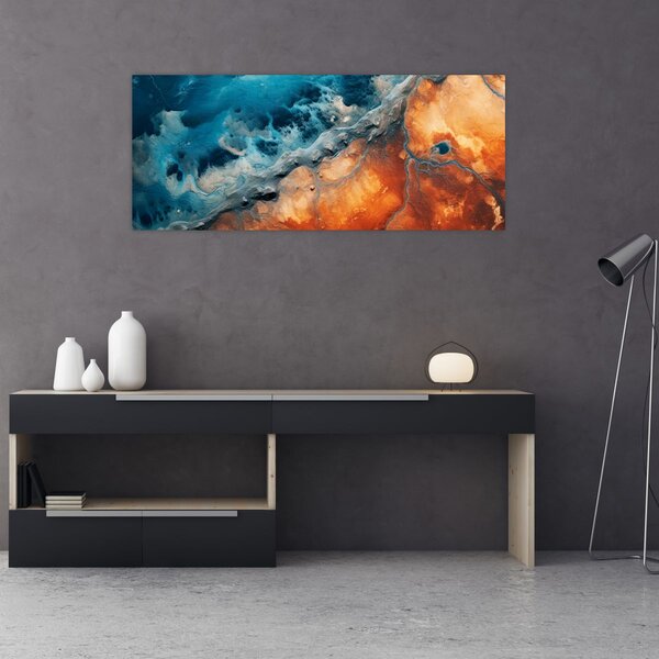 Slika - Voda i vatra (120x50 cm)