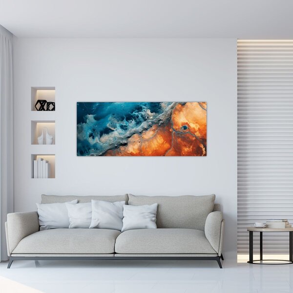 Slika - Voda i vatra (120x50 cm)