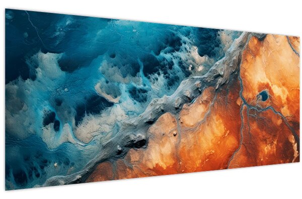 Slika - Voda i vatra (120x50 cm)