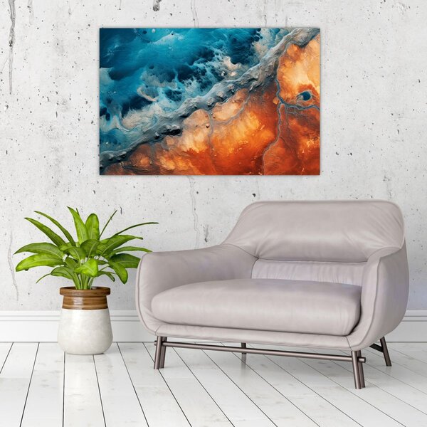 Slika - Voda i vatra (90x60 cm)