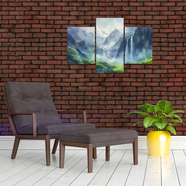 Slika - Dolina vodopada (90x60 cm)