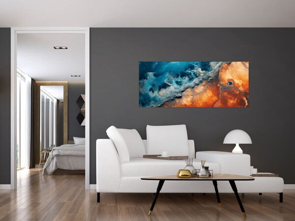 Slika - Voda i vatra (120x50 cm)