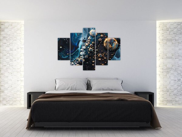 Slika - Kapi tinte (150x105 cm)