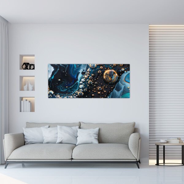 Slika - Kapi tinte (120x50 cm)