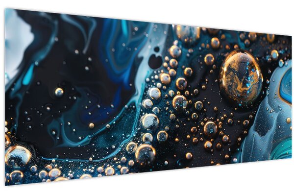 Slika - Kapi tinte (120x50 cm)