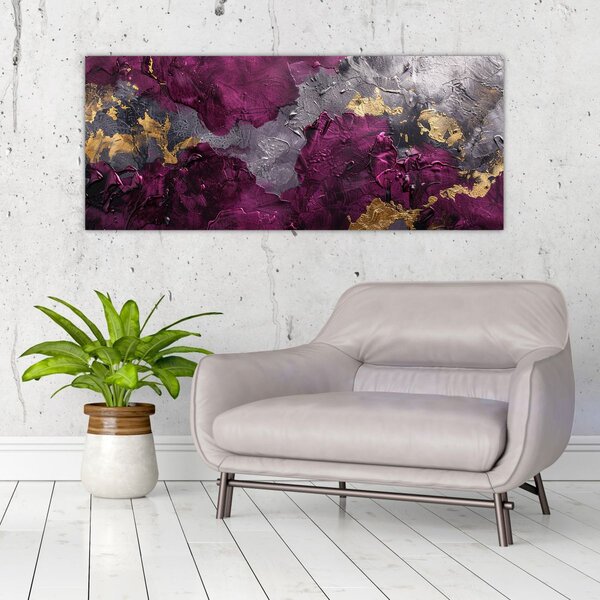 Slika - Teksturiranje apstrakcije (120x50 cm)