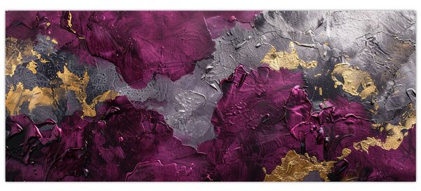 Slika - Teksturiranje apstrakcije (120x50 cm)