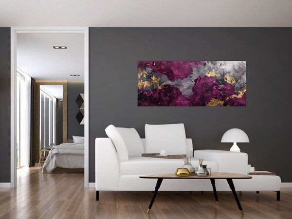 Slika - Teksturiranje apstrakcije (120x50 cm)
