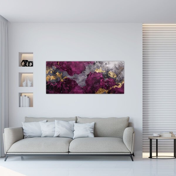 Slika - Teksturiranje apstrakcije (120x50 cm)