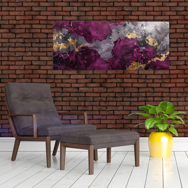 Slika - Teksturiranje apstrakcije (120x50 cm)