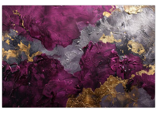 Slika - Teksturiranje apstrakcije (90x60 cm)