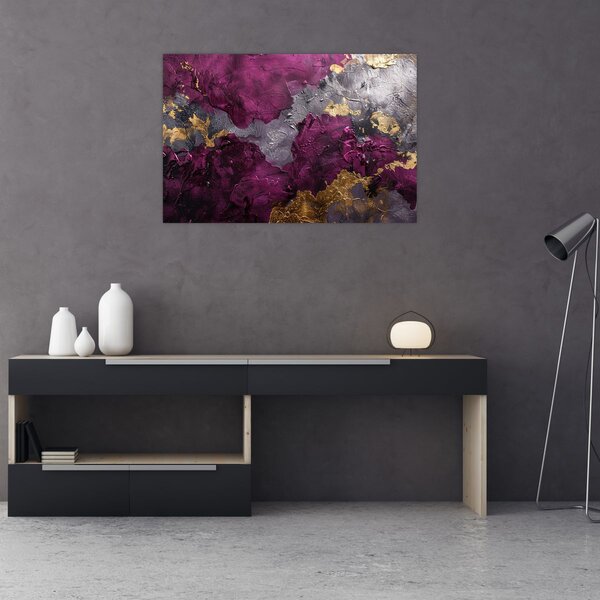 Slika - Teksturiranje apstrakcije (90x60 cm)
