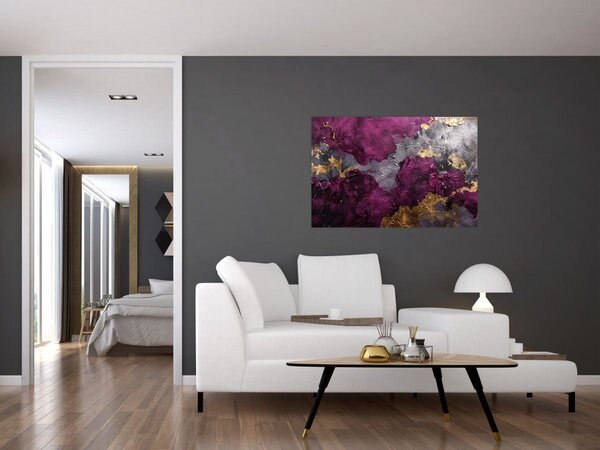 Slika - Teksturiranje apstrakcije (90x60 cm)