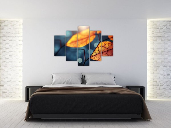 Slika - Tekstura lišća (150x105 cm)