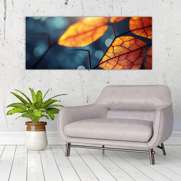 Slika - Tekstura lišća (120x50 cm)