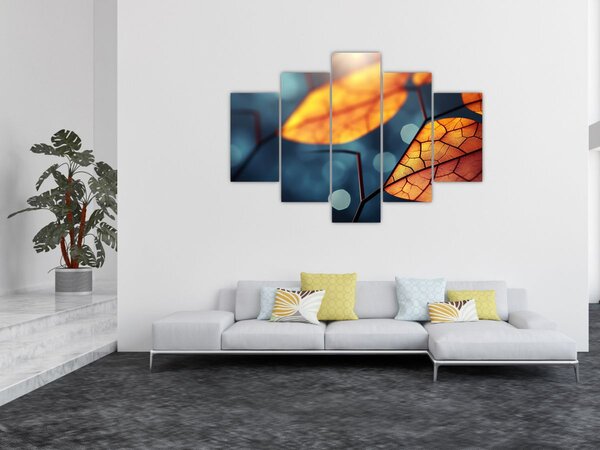 Slika - Tekstura lišća (150x105 cm)