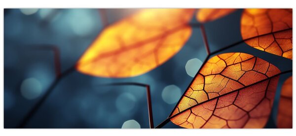 Slika - Tekstura lišća (120x50 cm)